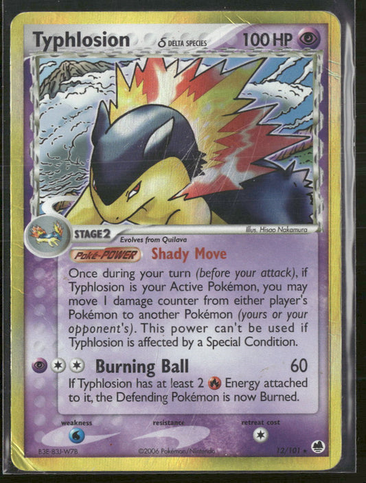 Dragon Frontiers Typhlosion (Delta Species) #12/101 Damaged