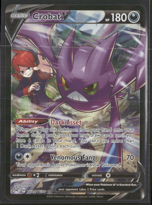 SWSH11: Lost Origin Trainer Gallery Crobat V #TG20/TG30