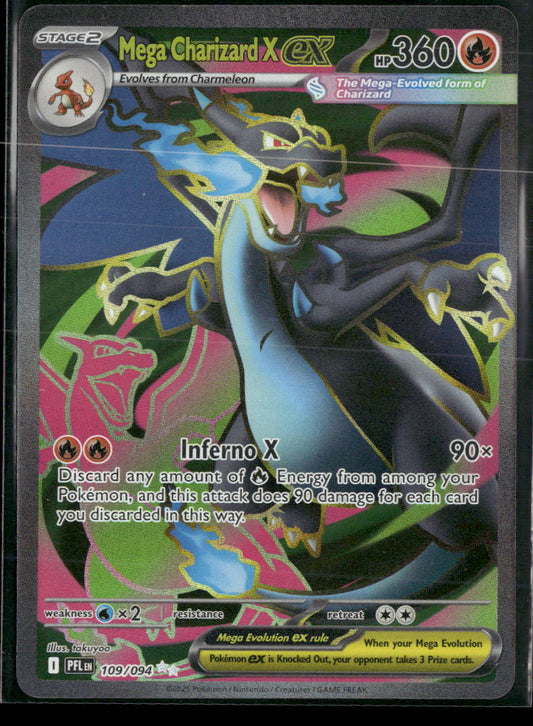ME02: Phantasmal Flames Mega Charizard X ex #109/094