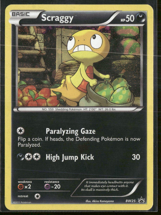 Black and White Promos Scraggy #BW25