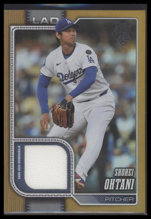 2026 Topps Gold Foil Real One Relic Shohei Ohtani #/50 #500