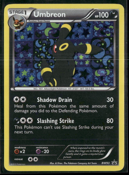 Black and White Promos Umbreon #BW93