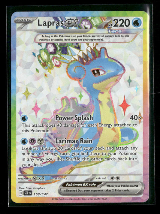 SV07: Stellar Crown Lapras ex #158/142