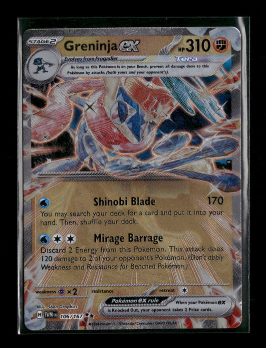 Greninja ex (GameStop Metal Card) #106/167