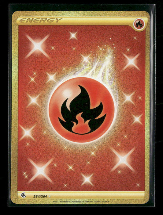 SWSH08: Fusion Strike Fire Energy (Secret) #284/264