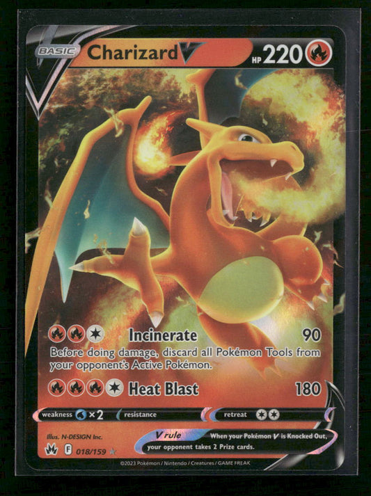 SWSH: Crown Zenith Charizard V #018/159