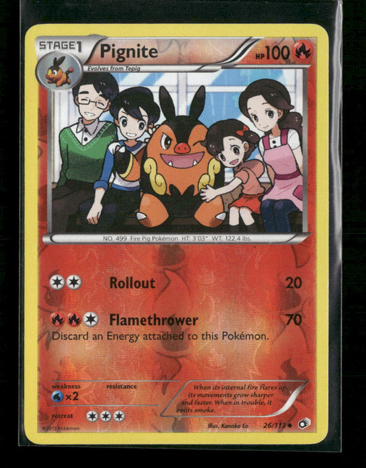 Legendary Treasures Pignite Reverse Holo #26/113