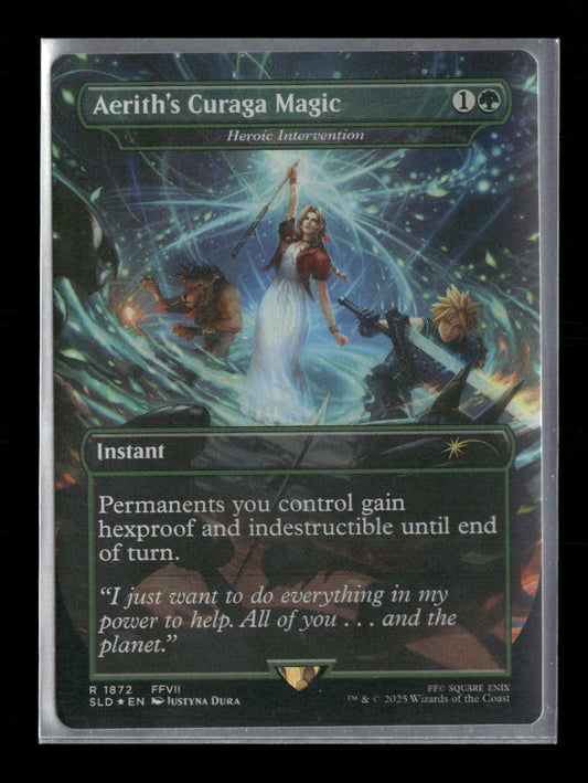 Secret Lair Drop Series Aerith's Curaga Magic (Rainbow Foil) #1872