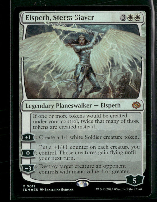 Tarkir: Dragonstorm Elspeth, Storm Slayer Foil #11