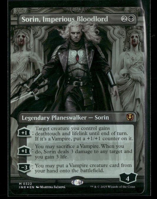 Innistrad Remastered Sorin, Imperious Bloodlord (Borderless) Foil #322