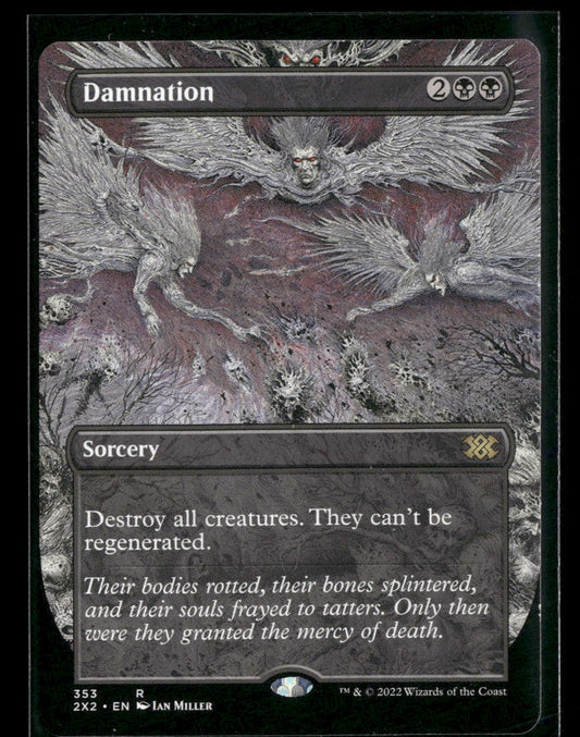 Double Masters 2022 Damnation (Borderless) #353