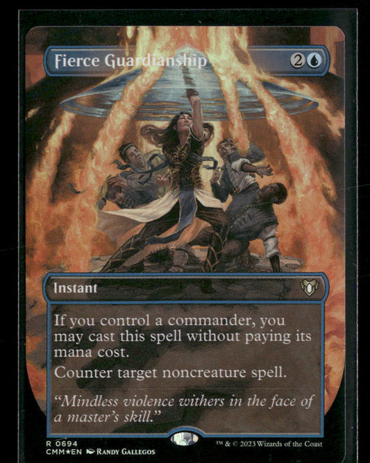 Commander Masters Fierce Guardianship (Borderless) Foil #694