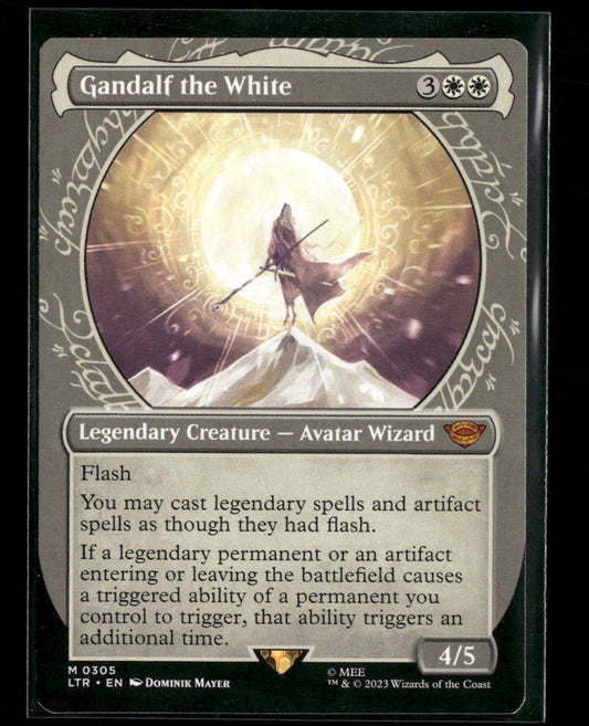 Universes Beyond: The Lord of the Rings Gandalf the White (Showcase) #305