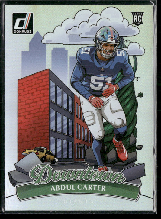 2025 Donruss Downtown! Abdul Carter #20 (Damaged)