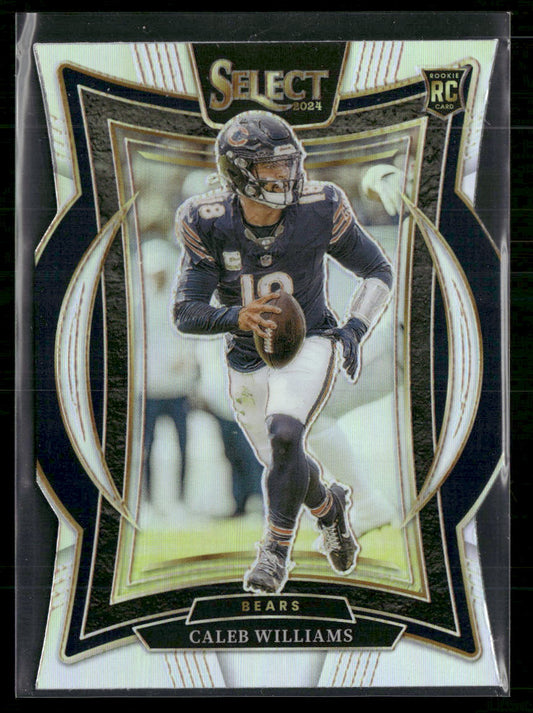 2024 Panini Select Silver Prizm Die Cut Caleb Williams Rookie #25