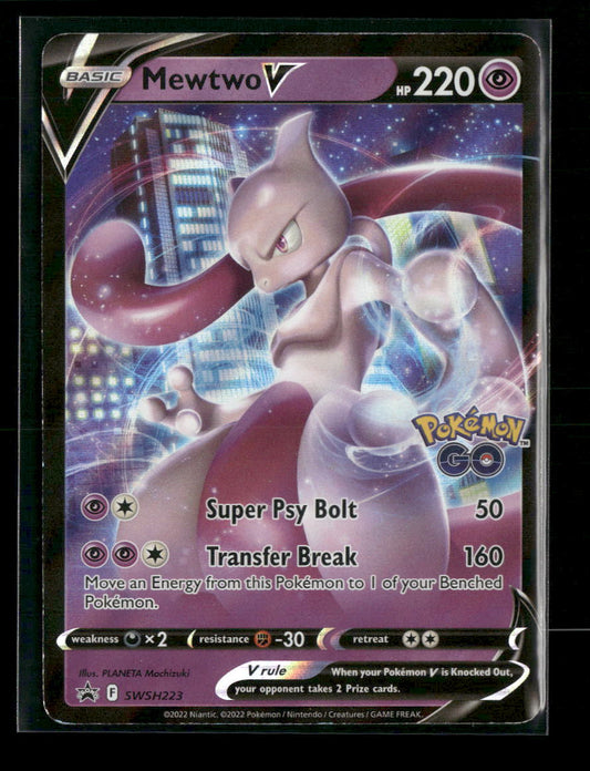 SWSH: Sword & Shield Promo Cards Mewtwo V #SWSH223
