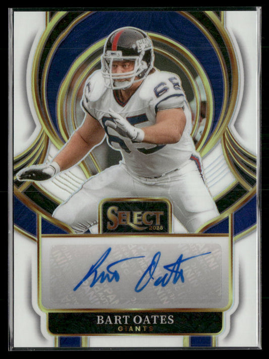 2025 Panini Select Signatures White Prizm Bart Oates #/50 Auto #SIP-BOA