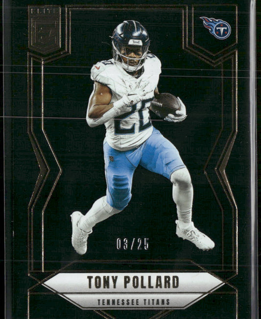2025 Donruss Elite Black Tony Pollard #/25 #21