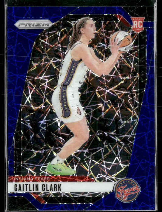 2024 Panini Prizm WNBA Blue Velocity Prizms Caitlin Clark Rookie #22