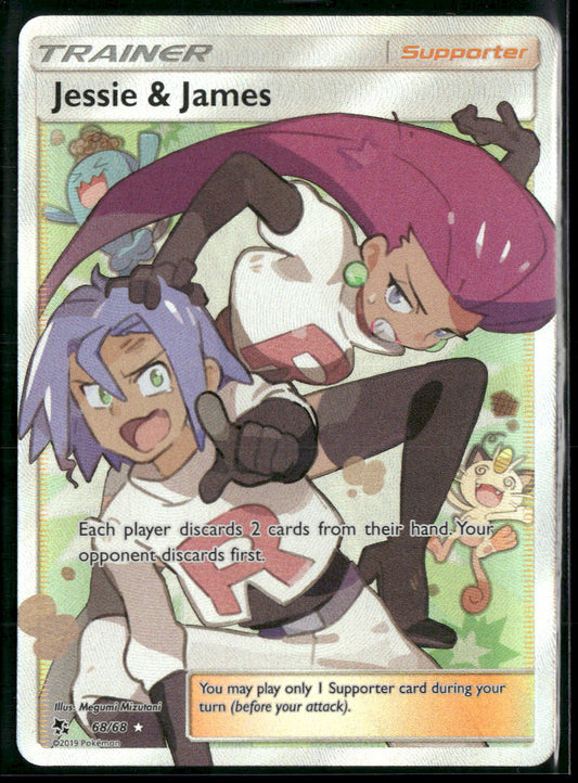 Hidden Fates Jessie & James (Full Art) #68/68