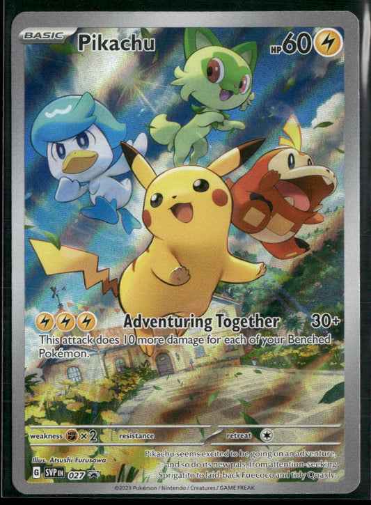 SV: Scarlet & Violet Promo Cards Pikachu #027
