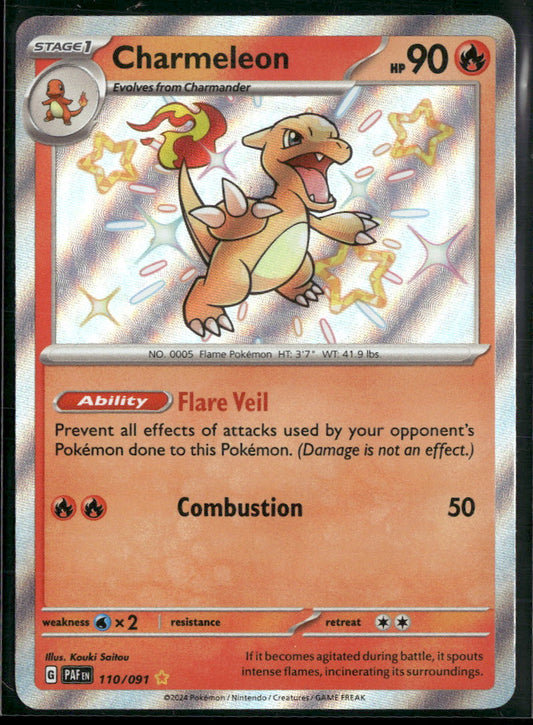 SV: Paldean Fates Charmeleon #110/091
