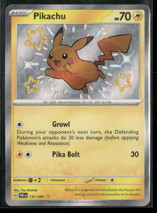 SV: Paldean Fates Pikachu #131/091