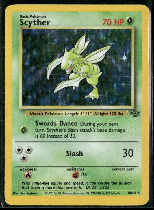 Jungle Scyther (10) #10/64 Damaged