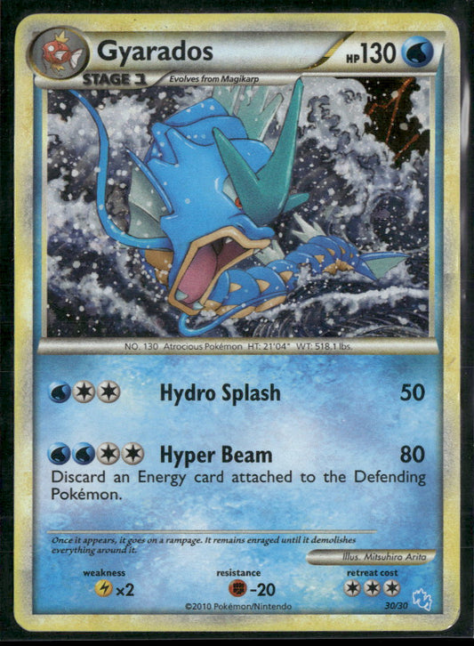 HGSS Trainer Kit: Gyarados & Raichu Gyarados (#30 Holo) #30/30