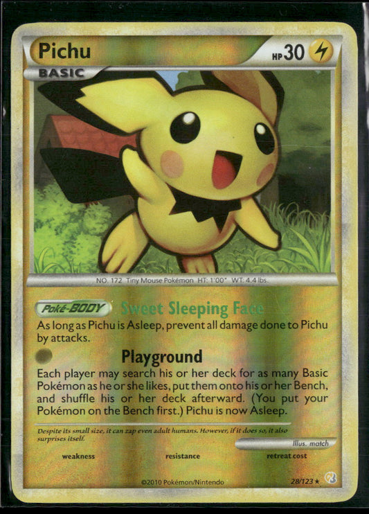 HeartGold SoulSilver Pichu #28/123
