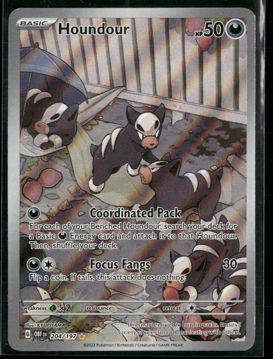 SV03: Obsidian Flames Houndour #204/197