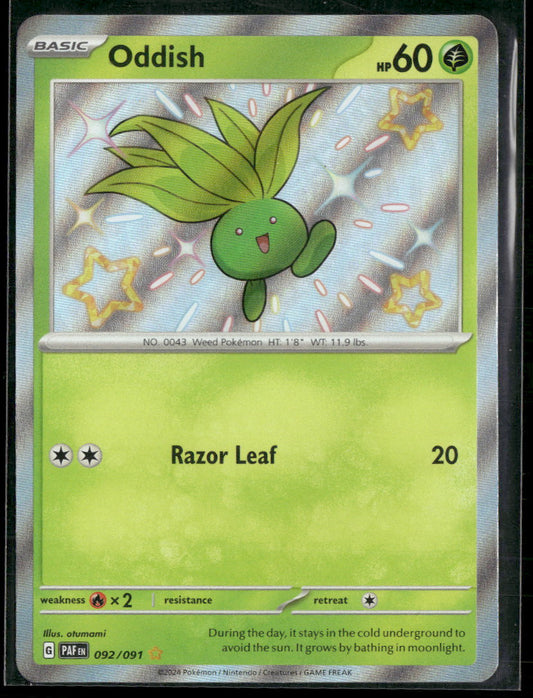 SV: Paldean Fates Oddish #092/091