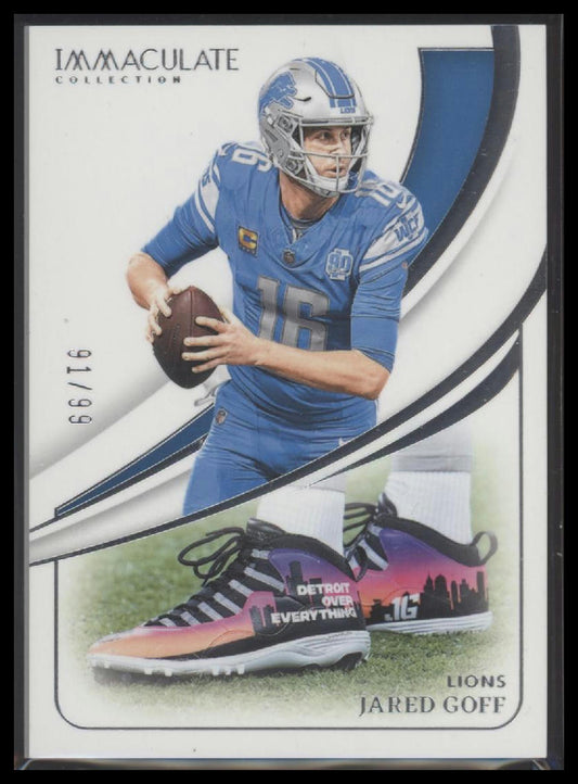 2024 Panini Immaculate Collection Jared Goff #/99 #66