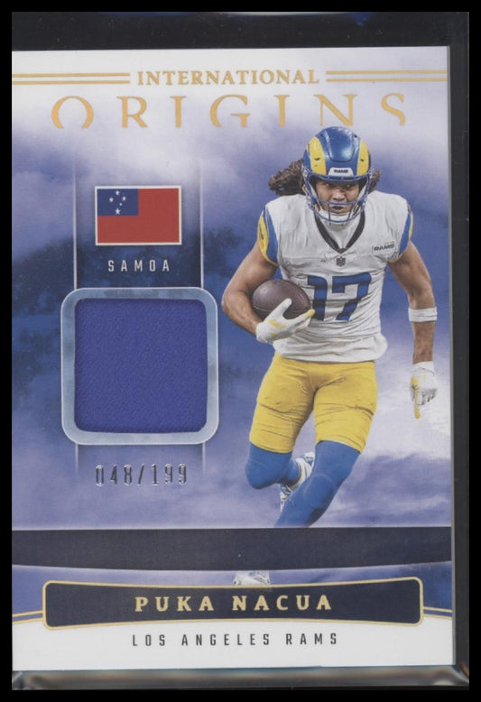2025 Panini Origins International Origins /199 Puka Nacua #IO-PNA
