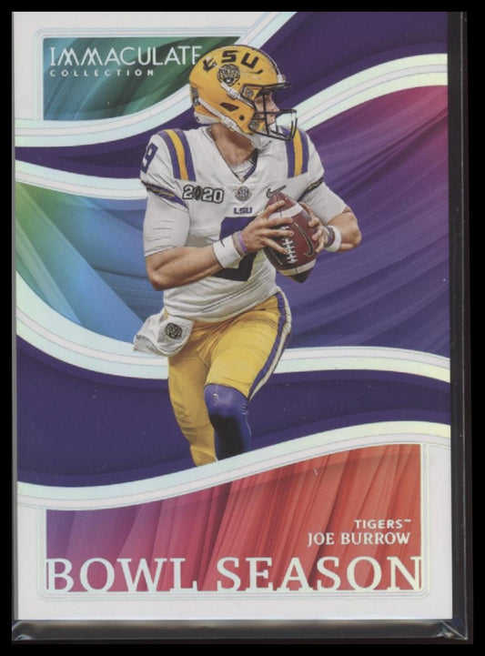2023 Panini Immaculate Collection Collegiate Bowl Season Joe Burrow #BS-4
