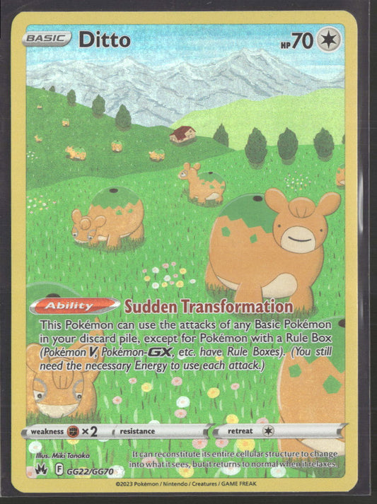 SWSH: Crown Zenith: Galarian Gallery Ditto #GG22/GG70