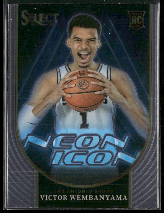 2023-24 Panini Select Neon Icon Victor Wembanyama #13