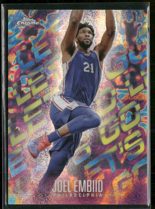 2024-25 Topps Chrome Let's Go! Joel Embiid #LG-5