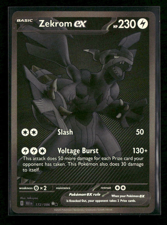 SV: Black Bolt Zekrom ex #172/086