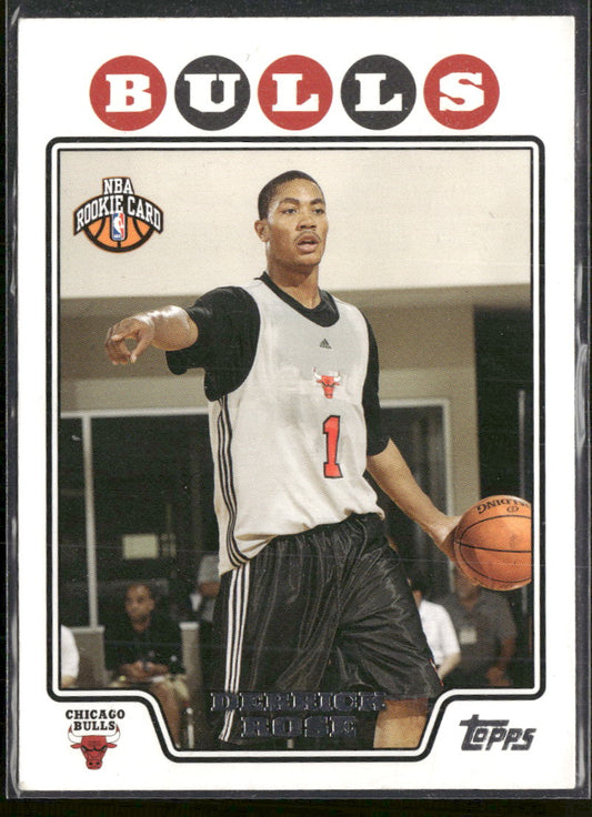 2008-09 Topps Derrick Rose Rookie #196