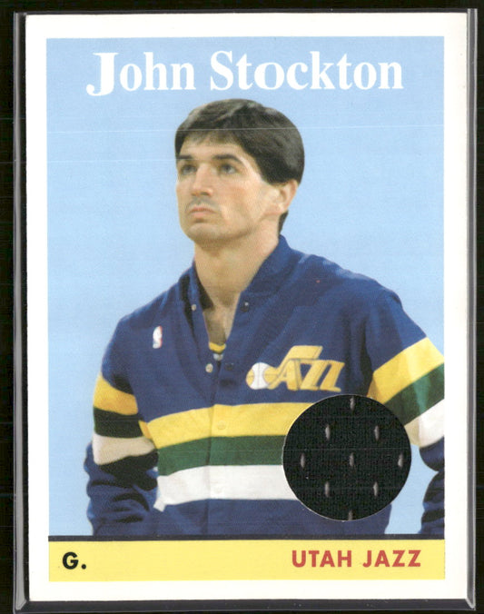 2008-09 Topps 1958-59 Variations Relics John Stockton #166
