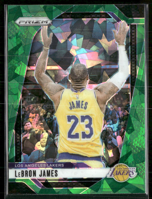 2024-25 Panini Prizm Prizms Green Ice LeBron James #130