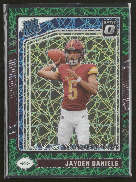 2024 Donruss Optic Green Velocity Jayden Daniels #248