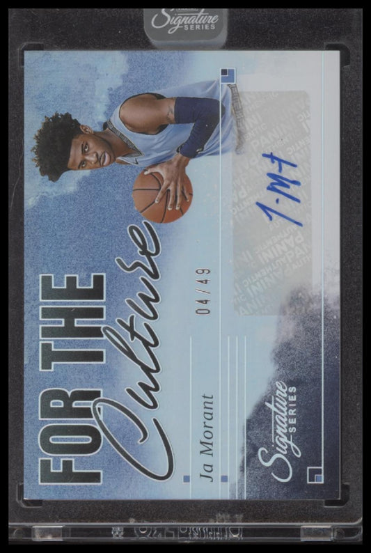 2025-26 Panini Signature Series For the Culture Ja Morant #/49 Auto #FTC-JA