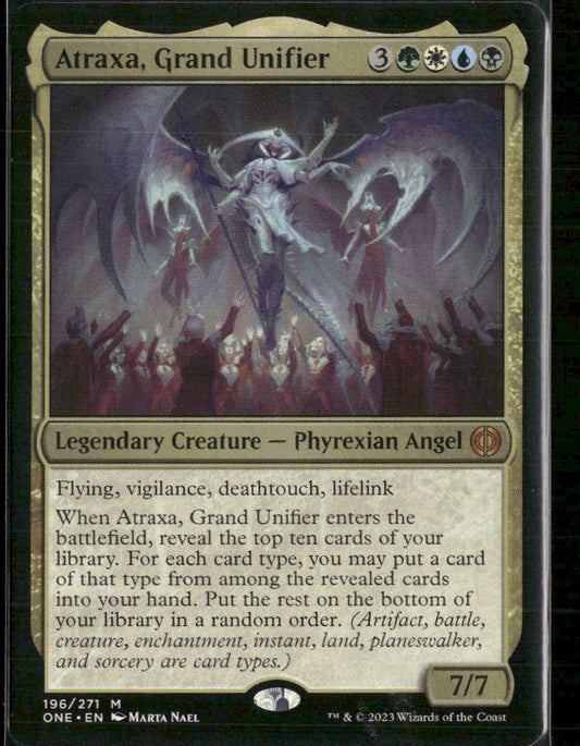Phyrexia: All Will Be One Atraxa, Grand Unifier #196