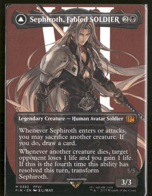 FINAL FANTASY Sephiroth, Fabled SOLDIER (0382) (Borderless) #382