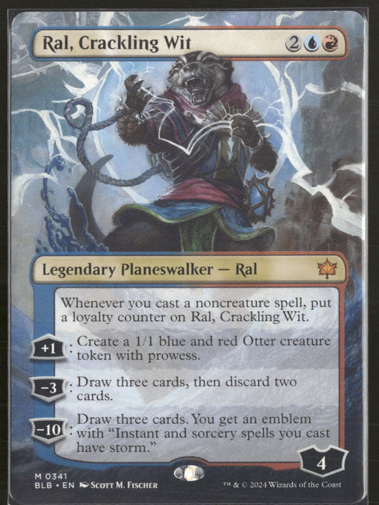 Bloomburrow Ral, Crackling Wit (Borderless) #341