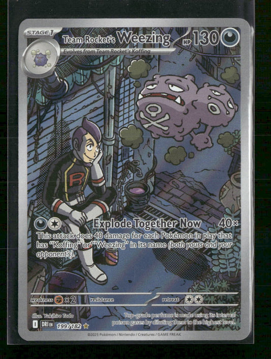 SV10: Destined Rivals Team Rocket's Weezing #199/182