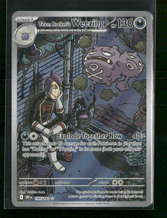 SV10: Destined Rivals Team Rocket's Weezing #199/182
