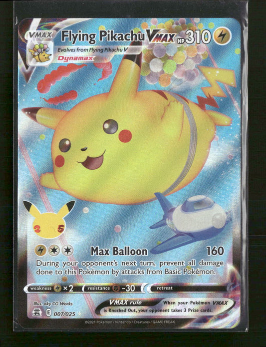 Celebrations Flying Pikachu VMAX #007/025